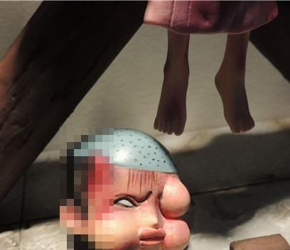  人大|海迷狂喜，同人制作桃之助处决手办，替换件效果让人大呼老天开眼