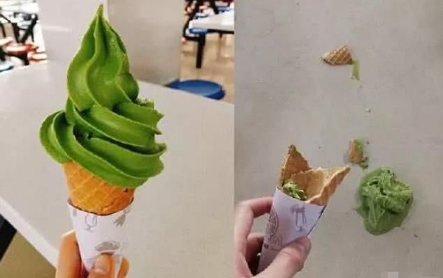剩脆筒|让吃货崩溃的4个瞬间,冰淇淋只剩脆筒,图3真的不能忍