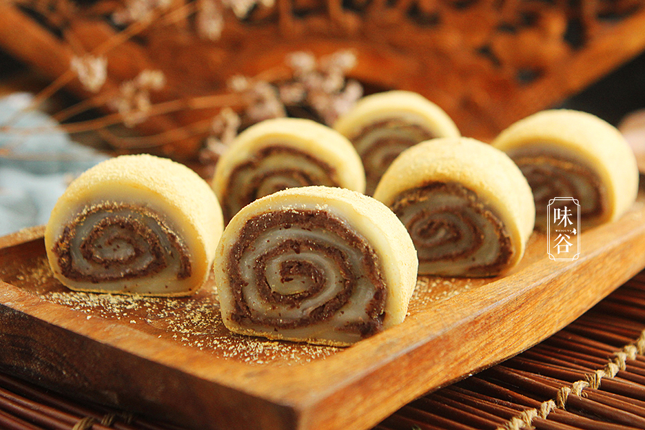 豆沙馅|自制特色小吃驴打滚,口感软糯,豆香浓郁,一口一个越吃越香