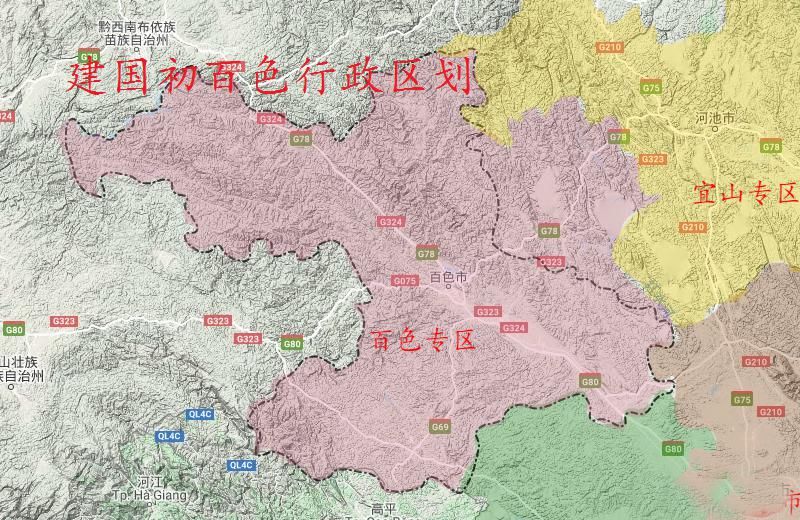 属邕州都督府管辖|给你附上从唐代至当代百色行政区划史的地图，你能找到凌云吗？