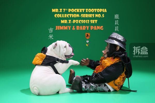  动物|MR.Z 口袋动物城第5弹 猩猩庞贝贝 斗牛犬吉米 阿笨与阿占