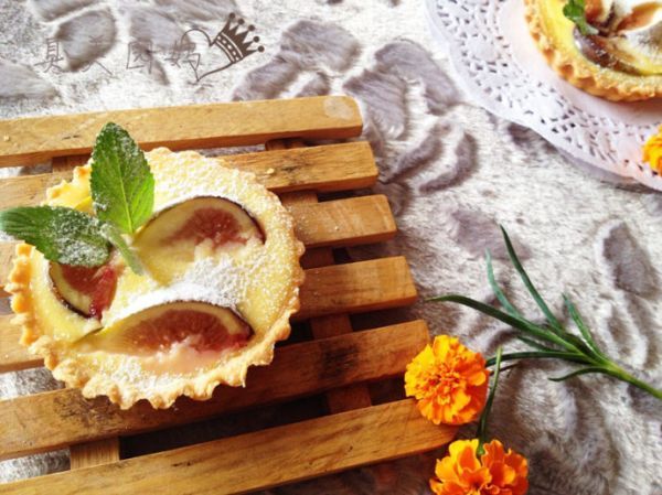  奶酪|椰蓉奶酪无花果派