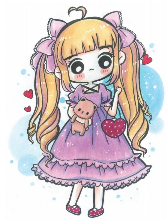  青春校园|解锁甜心少女换装趴！7个步骤画出青春校园风的Q萌女孩