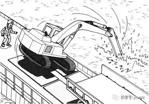 施工|【施工安全】卡通漫画，挖机施工避免这11个常见事故!