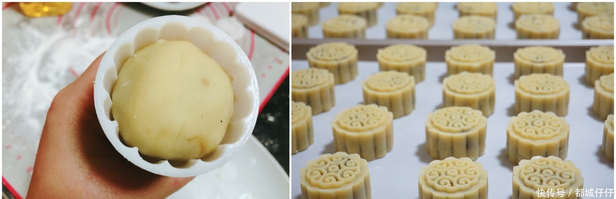 成功|长辈最爱的五仁月饼20多元1块了？自己做简单实惠，谁做谁成功