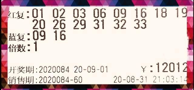 提前|20084期双色球13张大复式票提前晒，其中6张万元大票