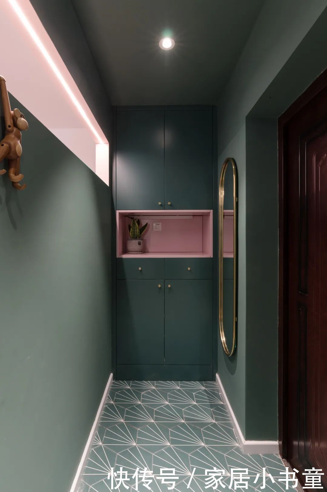 整体空间|谁说旧房改造配色不能更大胆一点!