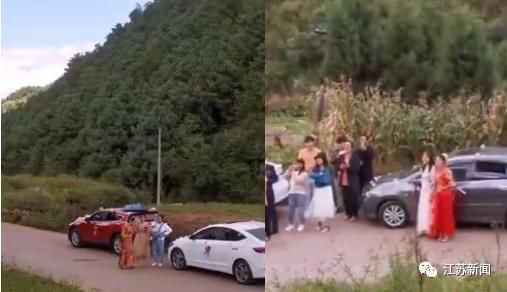 围观|两对新人婚结一半，围观伴郎打架？真相让人笑喷