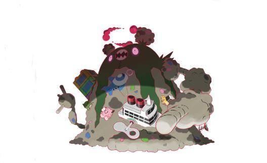图鉴|《宝可梦》图鉴补充身上充满被遗弃的玩具——超极巨化灰尘山